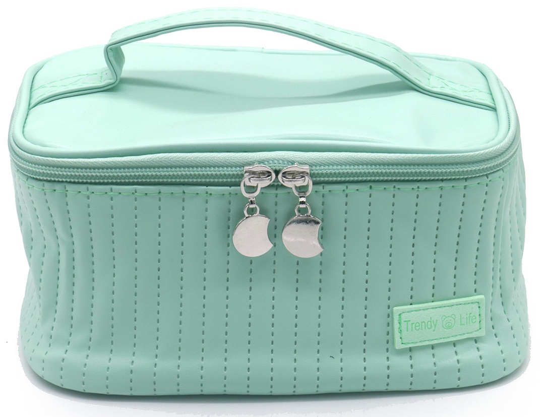 Q-L3.2  BAG1015-002-2 Make Up Bag 20x12x10cm Green