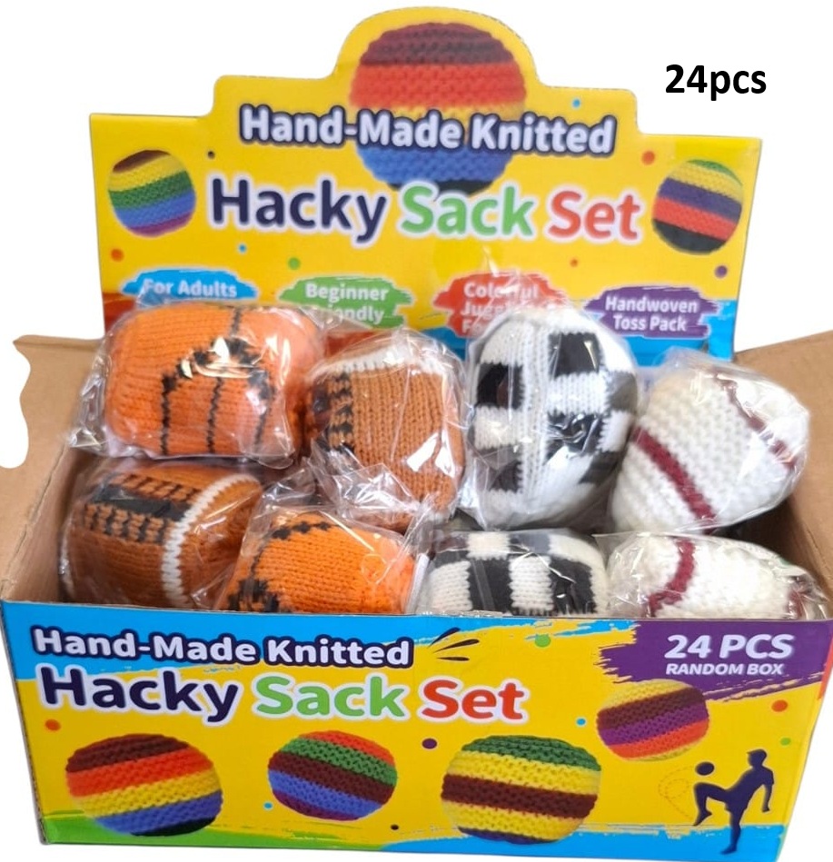 R-L7.2 TOY2635-012 Hackey Sack Mixed Colors - 24pcs