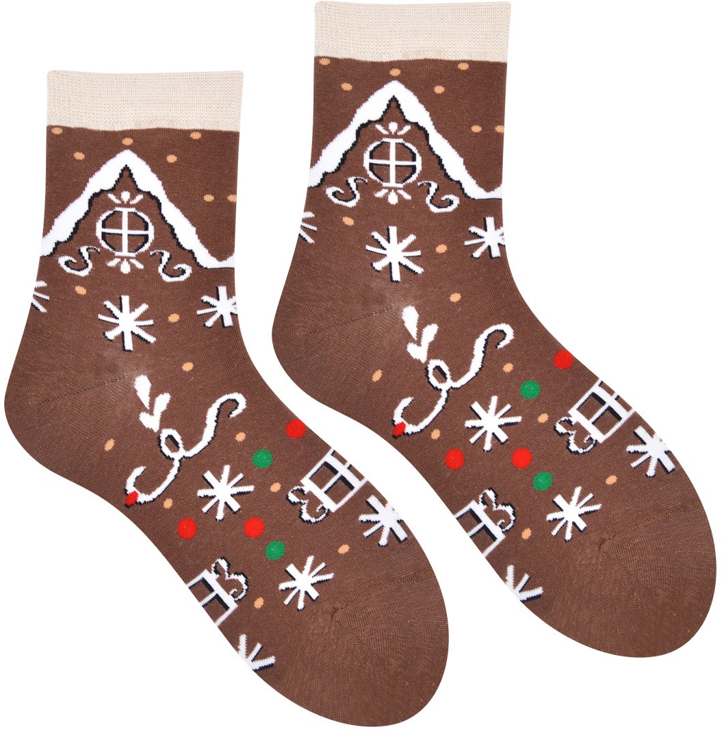 S-H6.4 SOCKS2438-105 Pair of Socks Size 38-45 Christmas