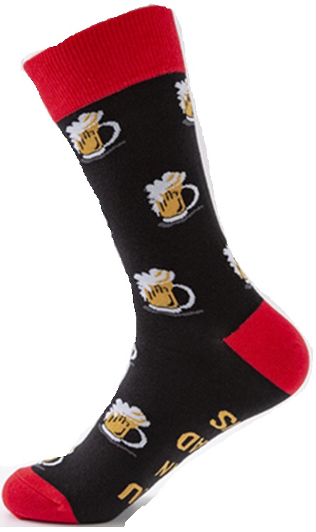S-H6.4 SOCK2316-134-2  Pair of Socks Size 38-45 Beer