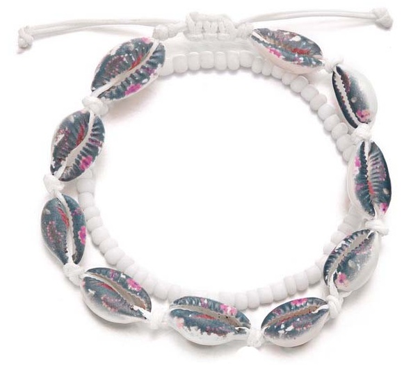 F-C24.1 ANK2540-001-1 Anklet Set Shells
