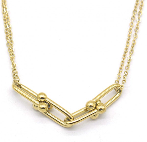 D-F23.2 N031-037G S. Steel Necklace