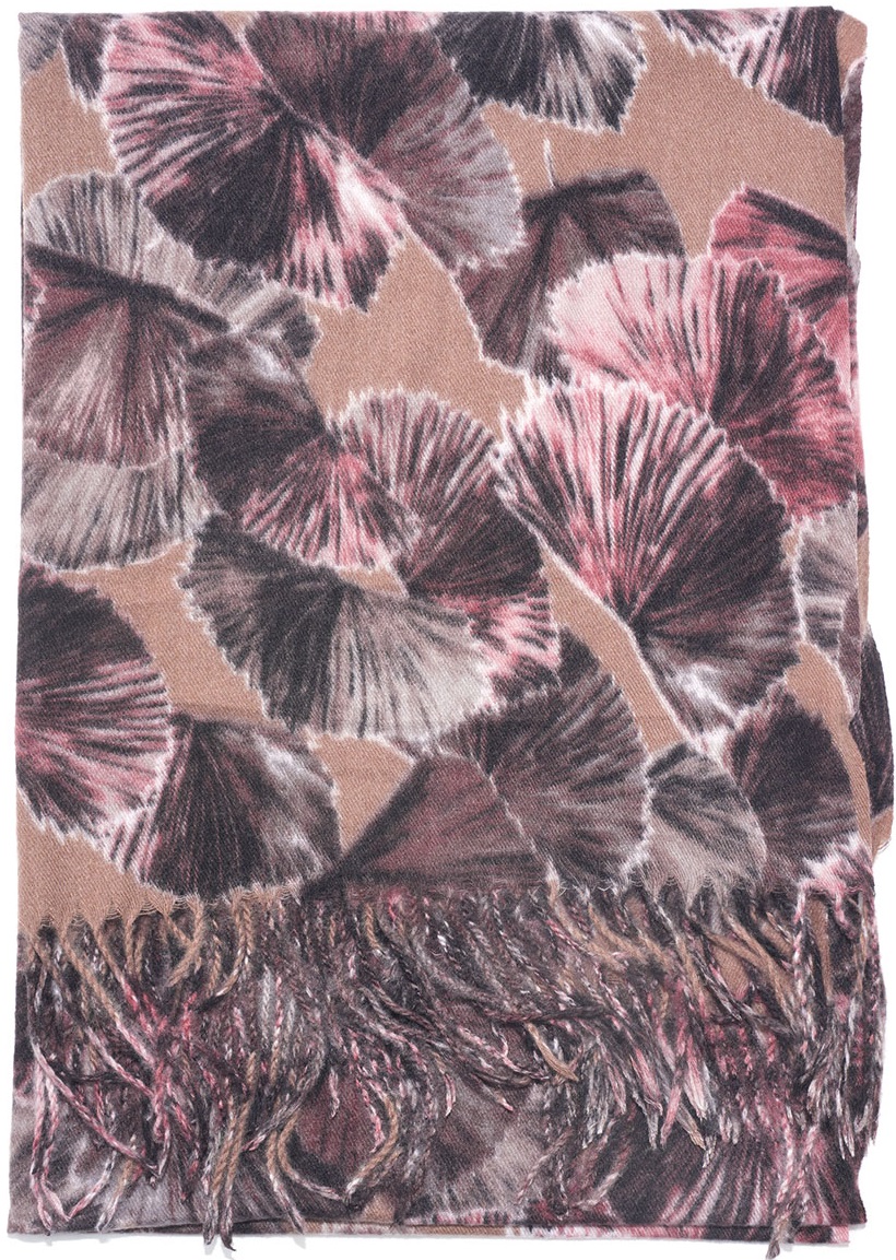 R-O5.1 SCARF405-664-1 Scarf Leaves 180x70cm