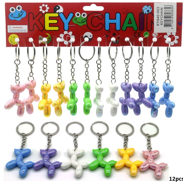 B-B14.2 KY940-003 Keychains Dog 12pcs
