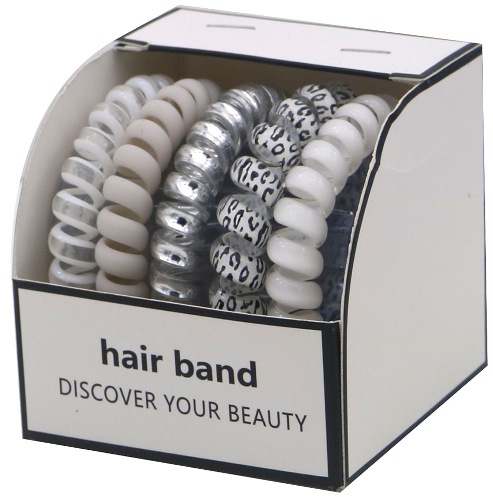 X-K6.2 H1129-001-6 Rubber Hair Bands 5pcs