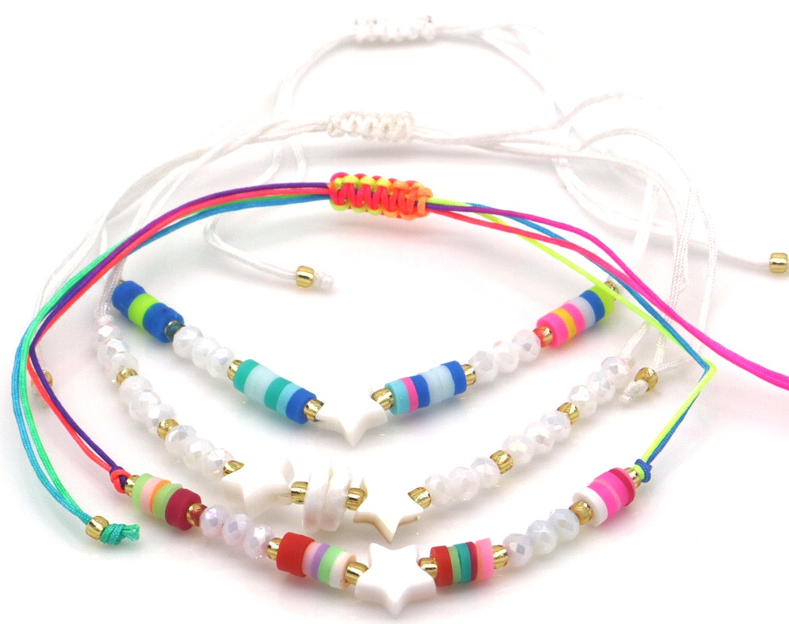 C-B8.1 B1034-003-1 Bracelet Set Stars 3pcs