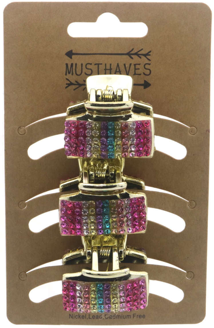 X-J3.1 H921-003 Hair Clips 3cm Set 3pcs