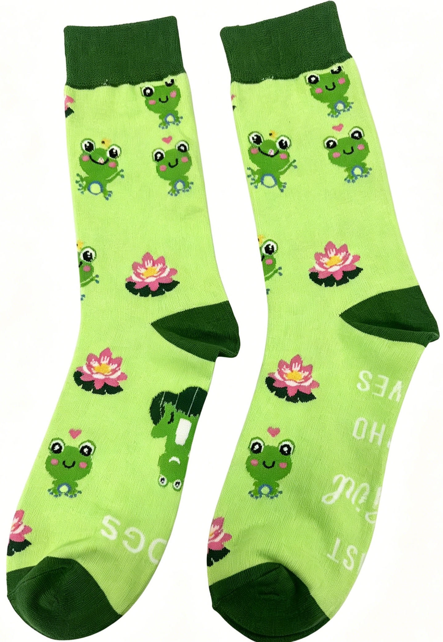 S-G8.1 SOCKS2512-277 Pair of Socks Size 38-45 Frogs