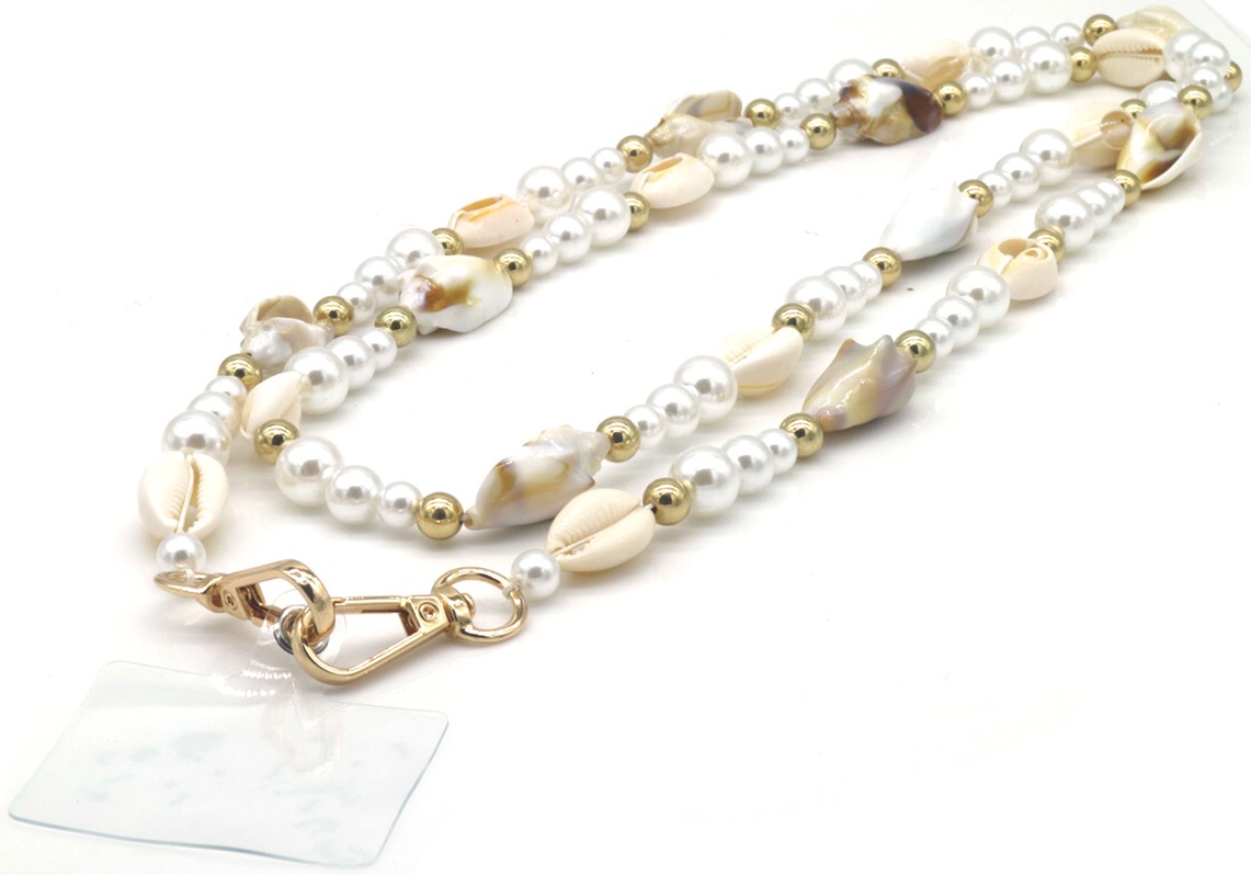 B-A14.1 KEY1027-003 Long Phone Cord Shells 120cm