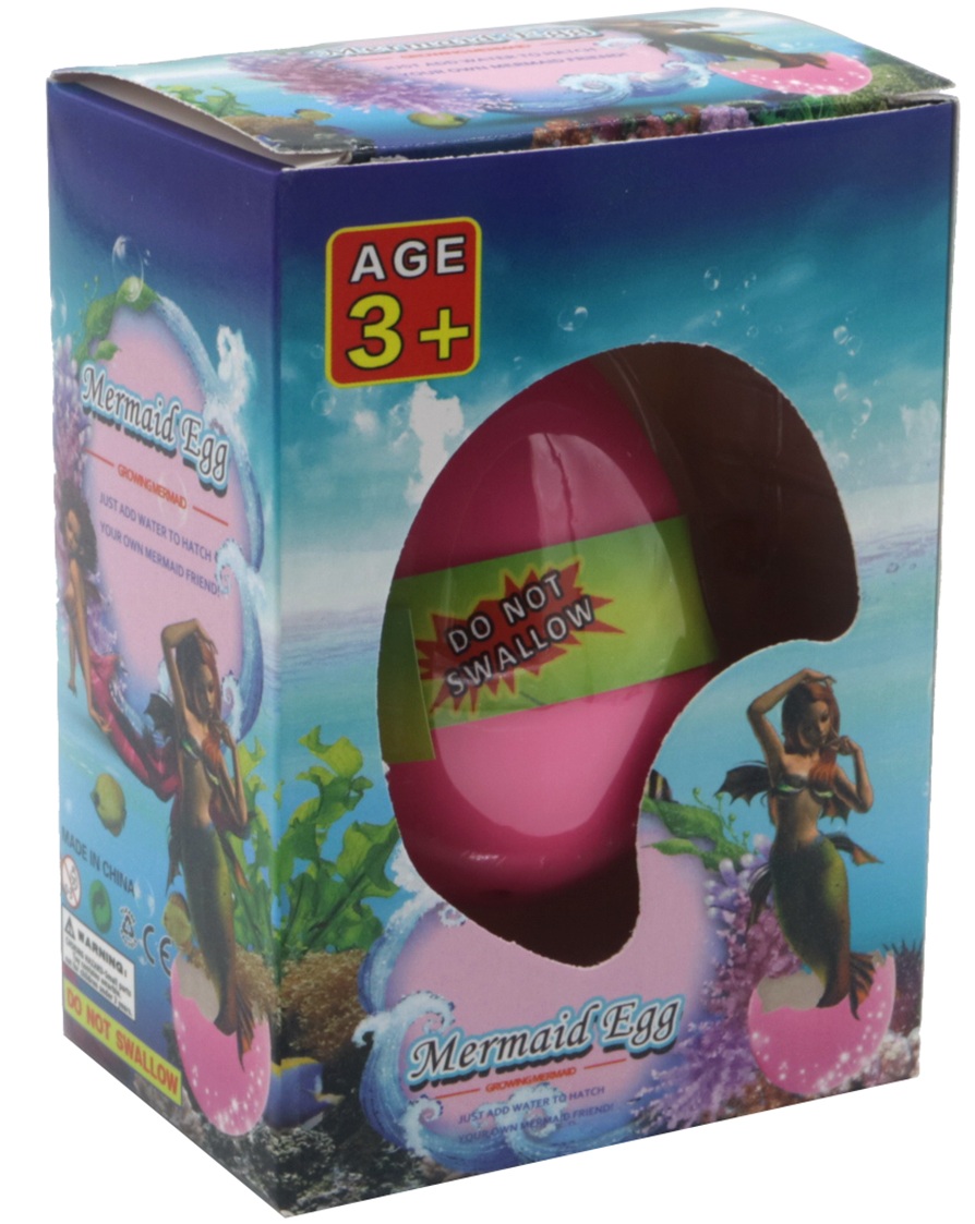 T-P4.2 TOY949-003 Mermaid Egg Growing Pet - 12pcs