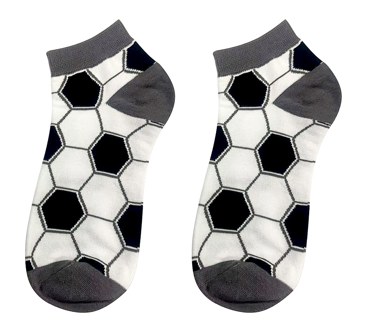 S-F3.4 LS2607-004 Ankle Socks Size 38-45 Football