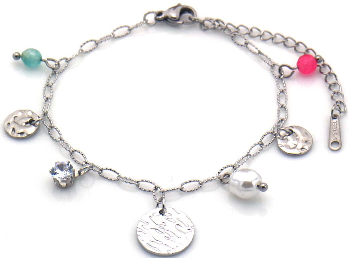 A-D4.2 B2503-014S S. Steel Bracelet Charms