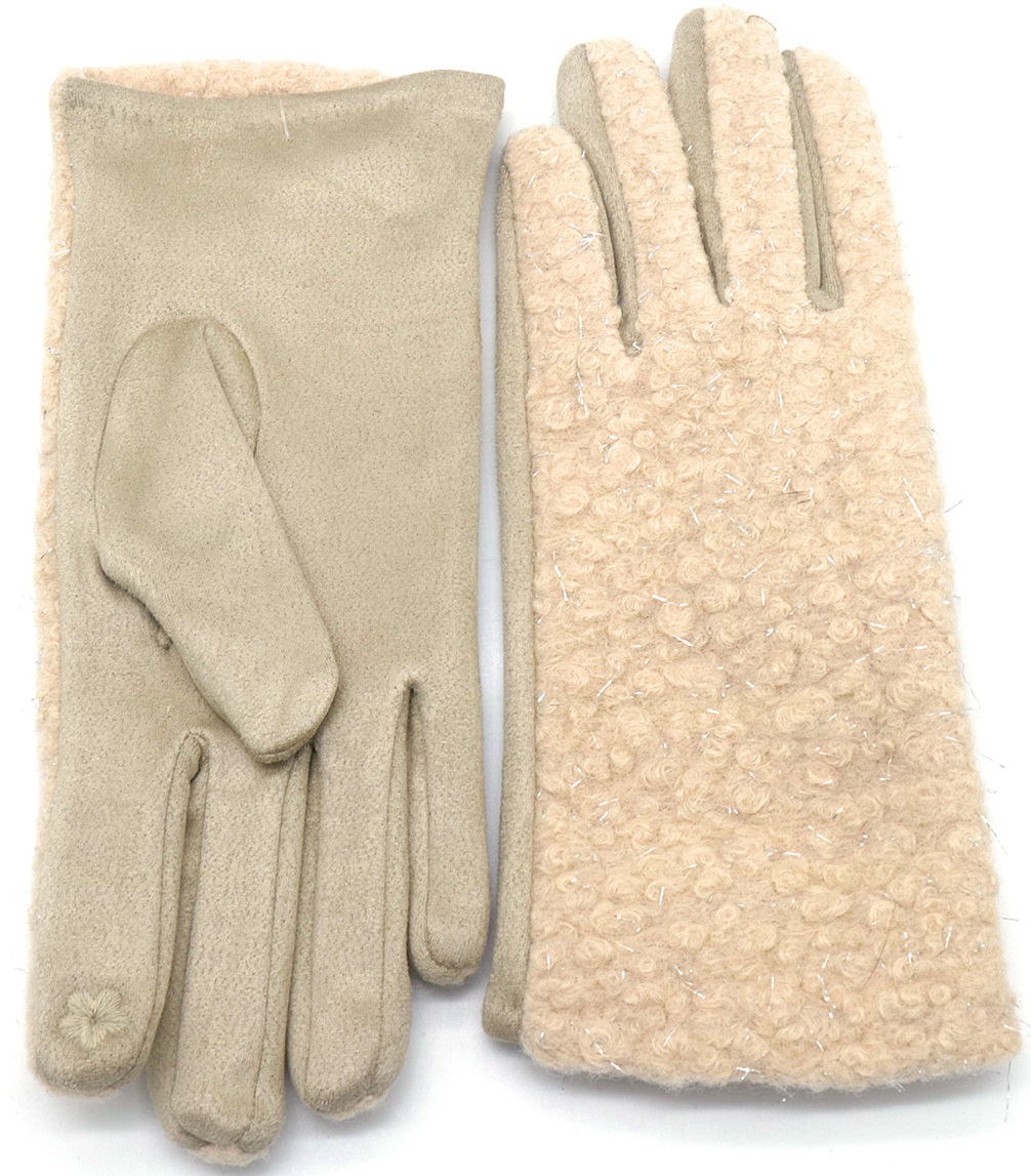 R-G5.1 GLOVE501-029-2 Gloves Teddy Glitter