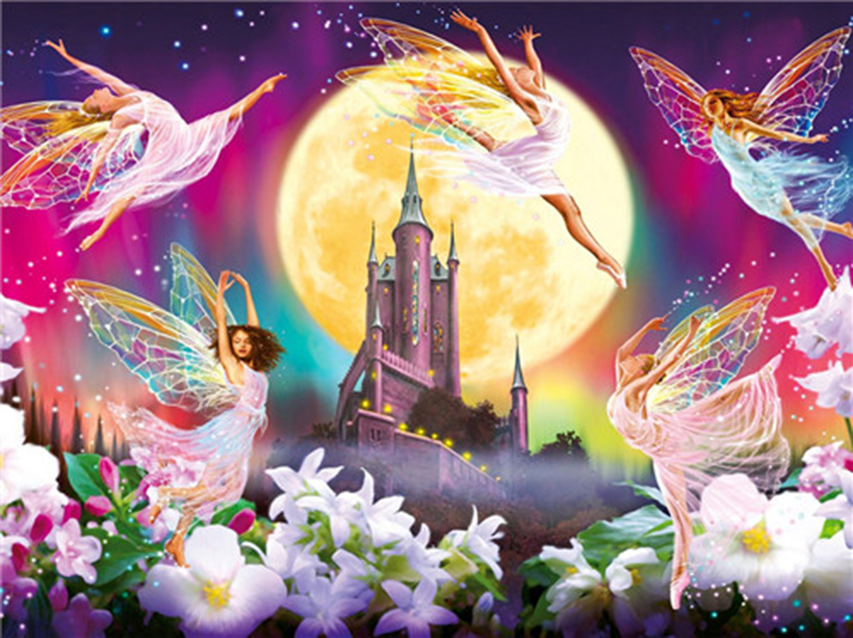 Q-I2.2 GD72013 Diamond Painting -Canvas 50x40cm - Painting 45x35cm Castle