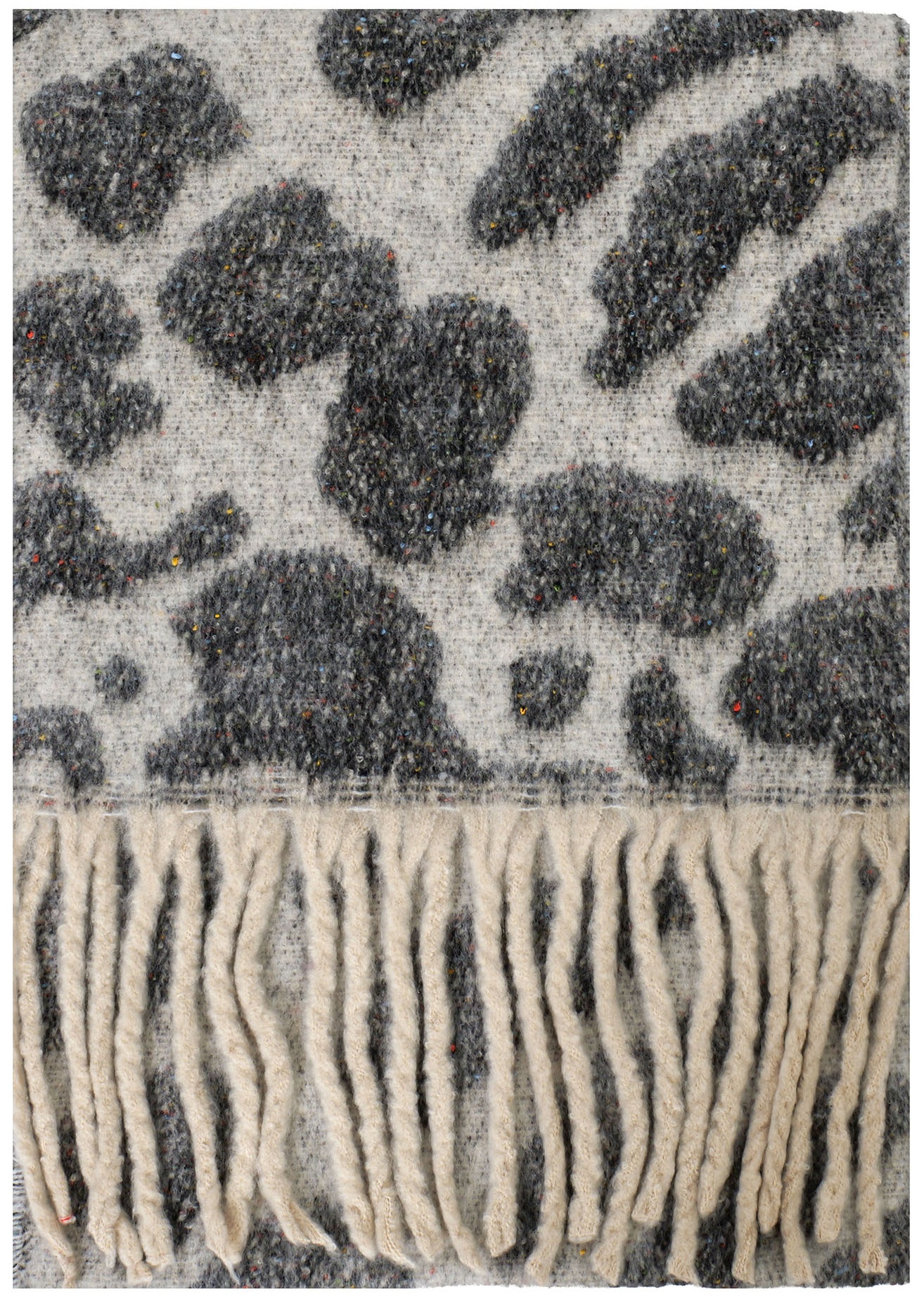 Z-C4.6 SCARF1007-051-3 Winter Scarf Leopard 190x40cm