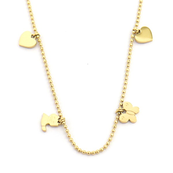 B-B8.1 N031-084G S. Steel Necklace Charms for Kids