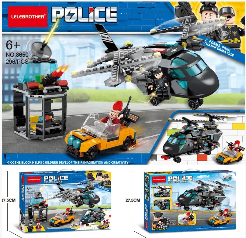 Z-A1.2 TOY8650  Building Blocks Sets Police