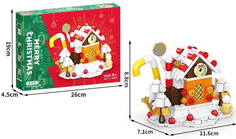 Y-A3.5 TOY8927-2 Building Block Set Christmas House