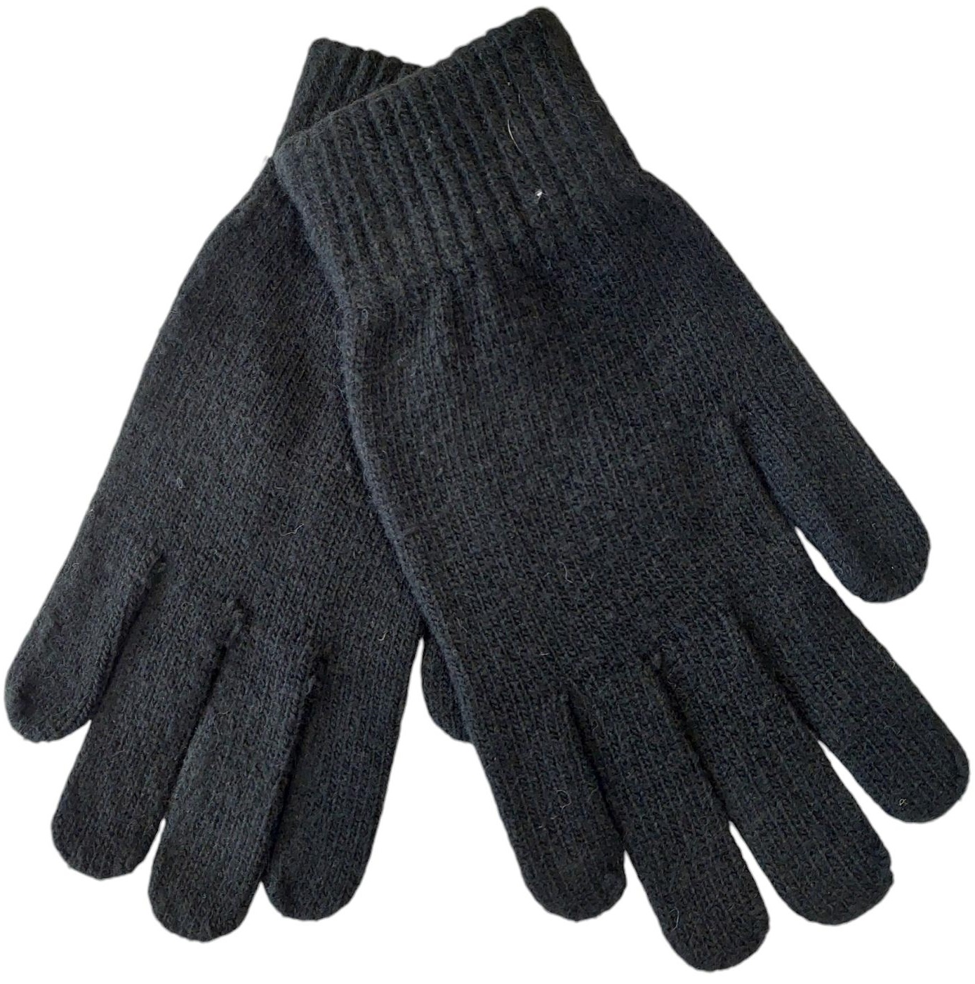 T-J4.2  GLOVE704-005 No. 3 Knitted Gloves Black