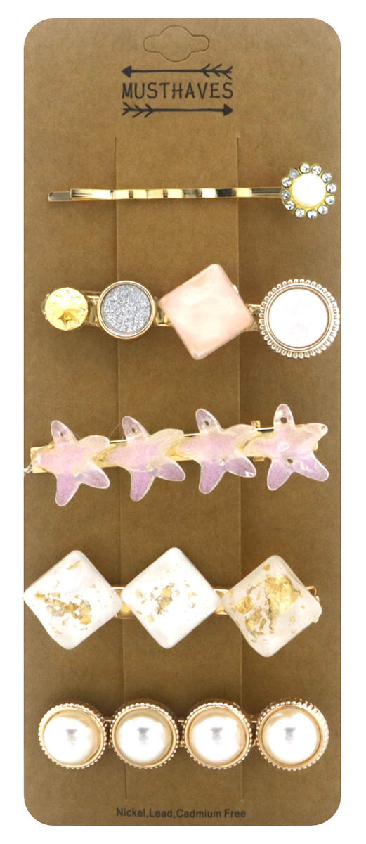 S-B4.4 H919-002-1 Hair Clip Set 5pcs