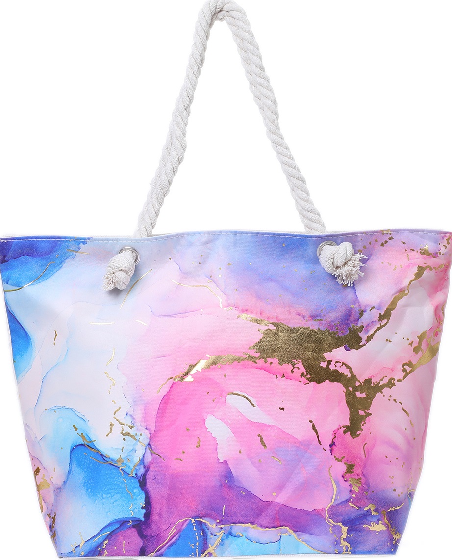 Q-M8.1  BAG812-006 Beach Bag Shiny 55x35x14cm