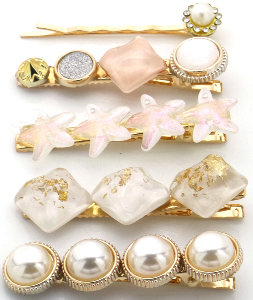 S-B4.4 H919-002-1 Hair Clip Set 5pcs