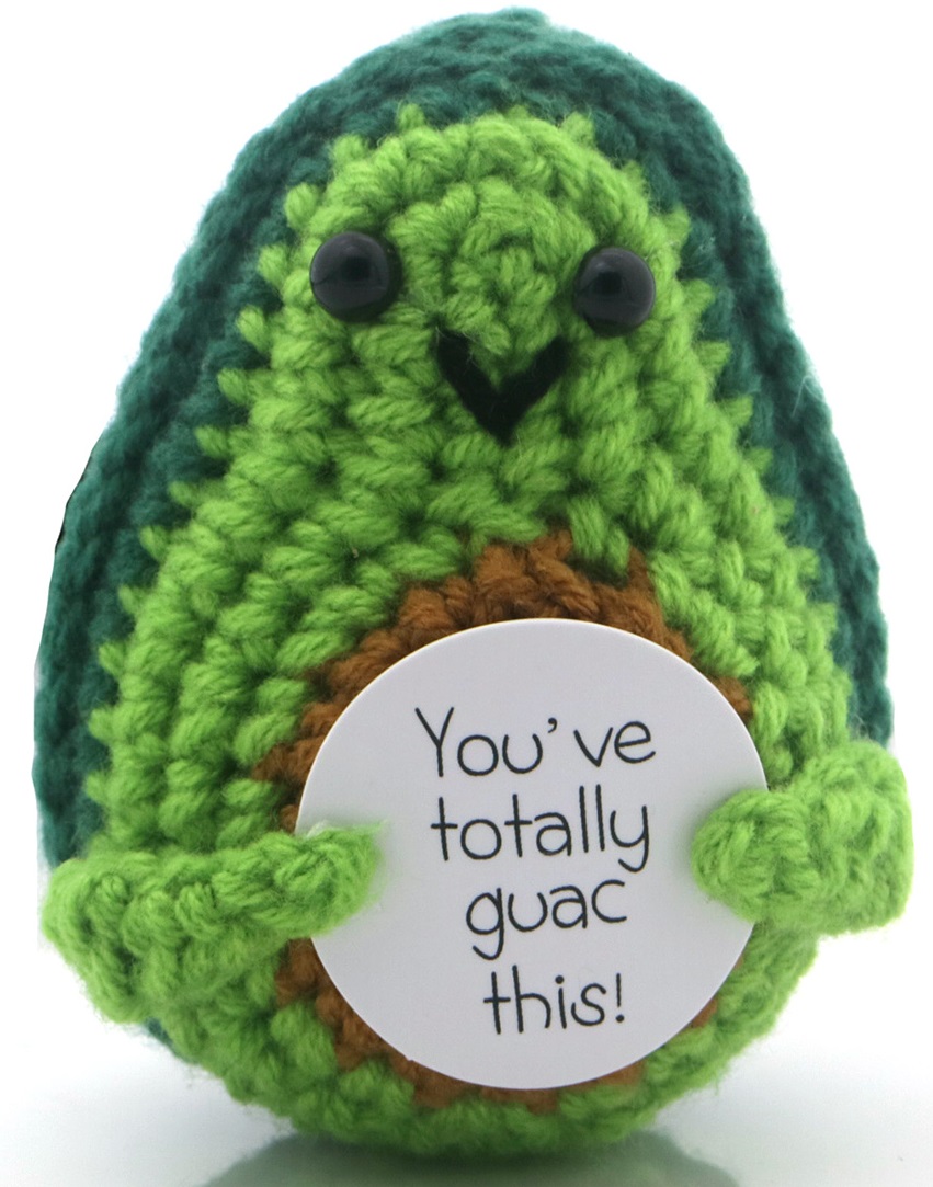 X-Q9.1 T956-005 Knitted Postive Avocado 7cm