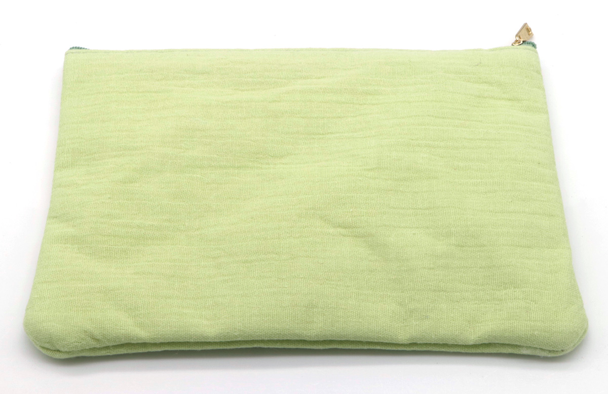 T-C8.2 BAG931-001 Make Up Bag 21.5x15cm Green