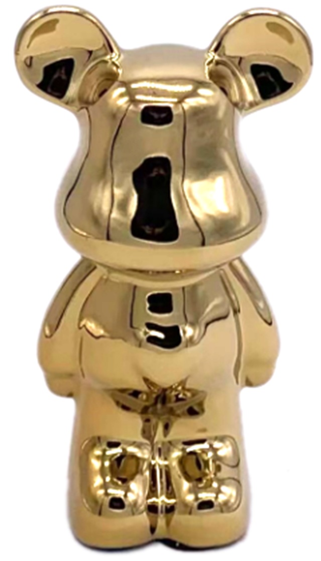 Q-A4.2 DC1048-001G Ceramic Bear 18cm Gold
