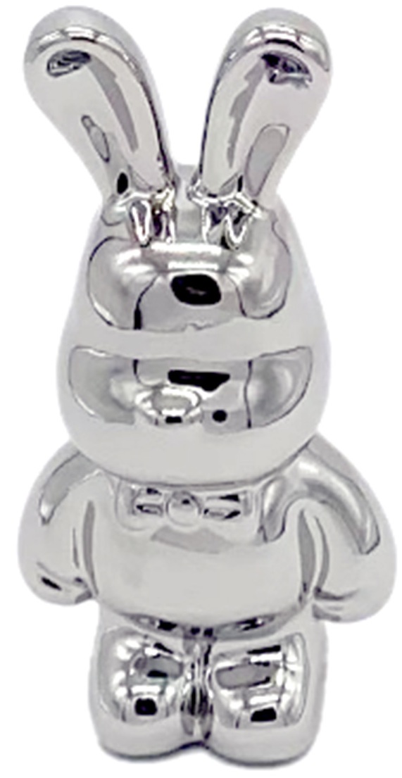 R-C7.1 DC1048-002-2 Ceramic Rabbit 16cm Silver