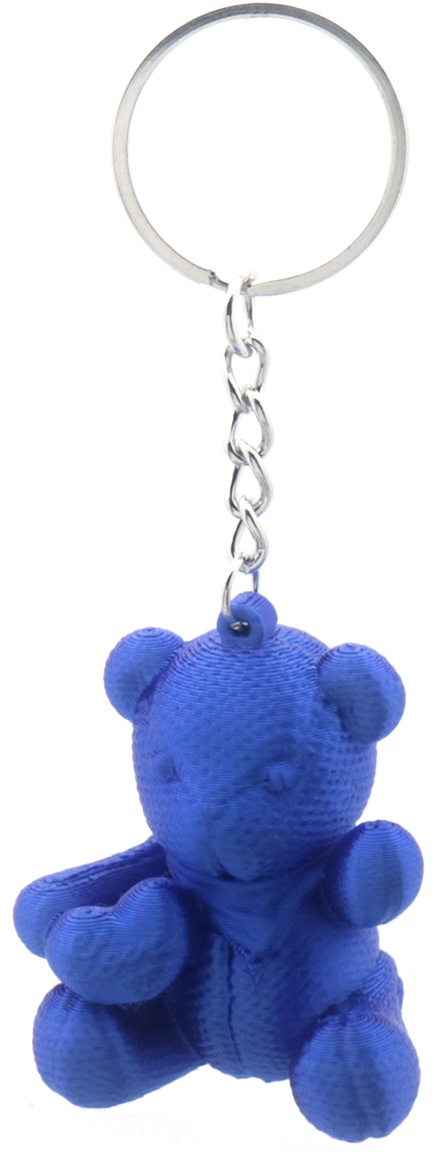C-D11.1 KY940-028-3 Keychain Bear 4cm Blue
