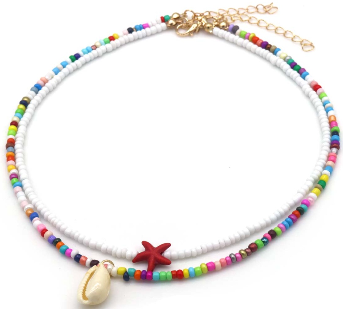 G-E3.1 N2540-068-2 Fashion Necklace Set Shell
