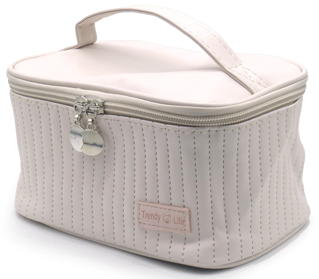 R-D2.1 BAG1015-002-4 Make Up Bag 20x12x10cm Beige
