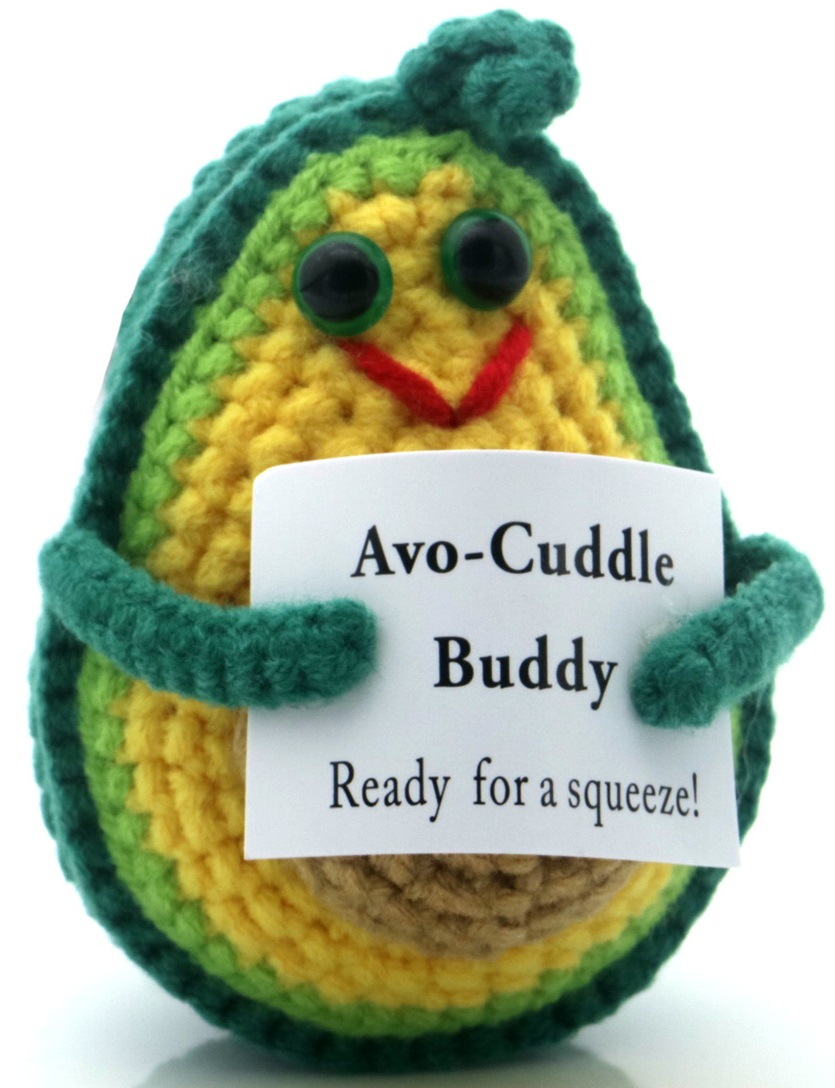 X-B10.2  T956-006 Knitted Postive Avocado 7cm