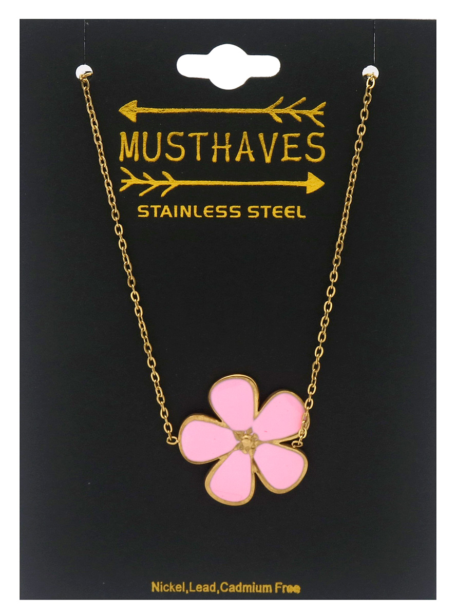 G-E4.4 B25106-071G S. Steel Bracelet Flower 16-21cm