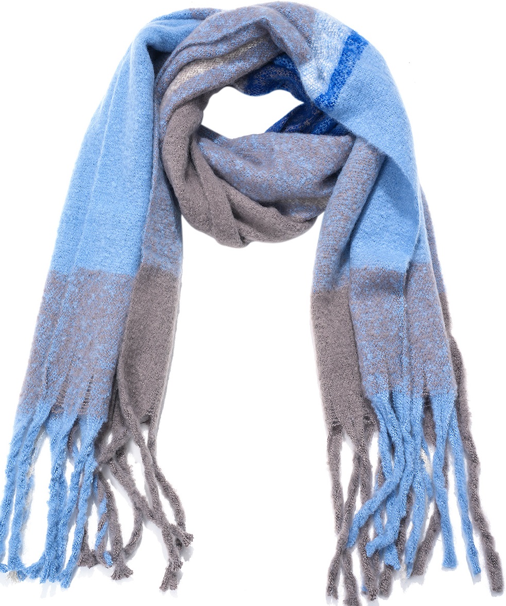 Z-C2.5 SCARF705-190-4 Soft Winter Scarf Checkered 180x50cm