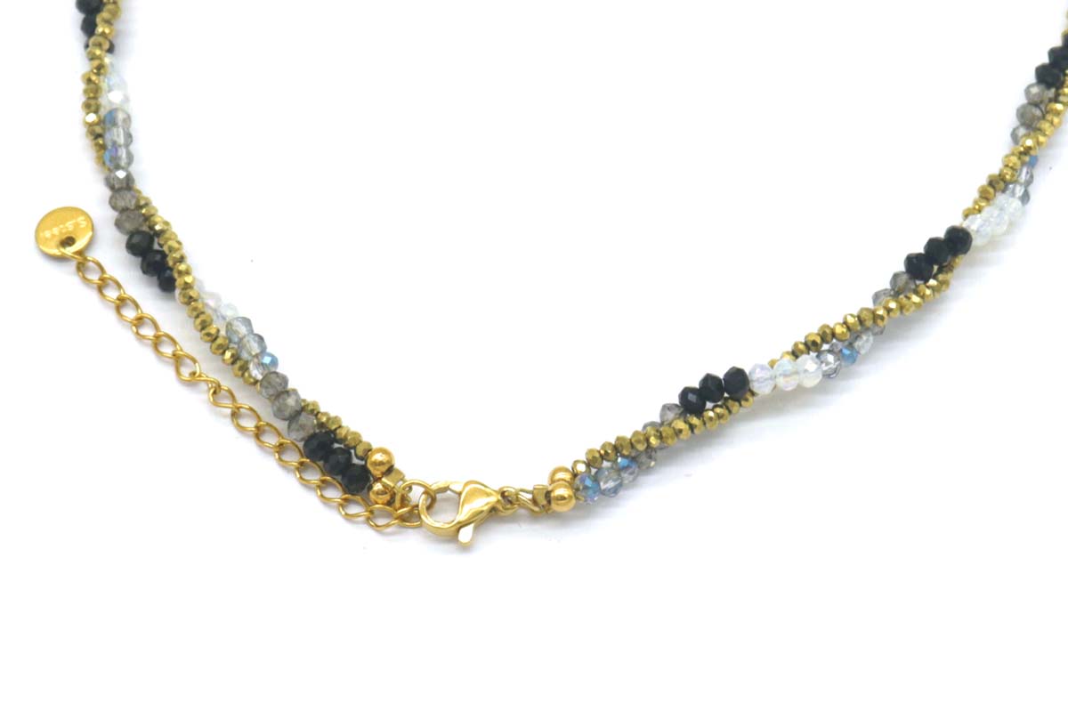 I-F8.3 N221-322 No.1 S. Steel Necklace 39-45cm