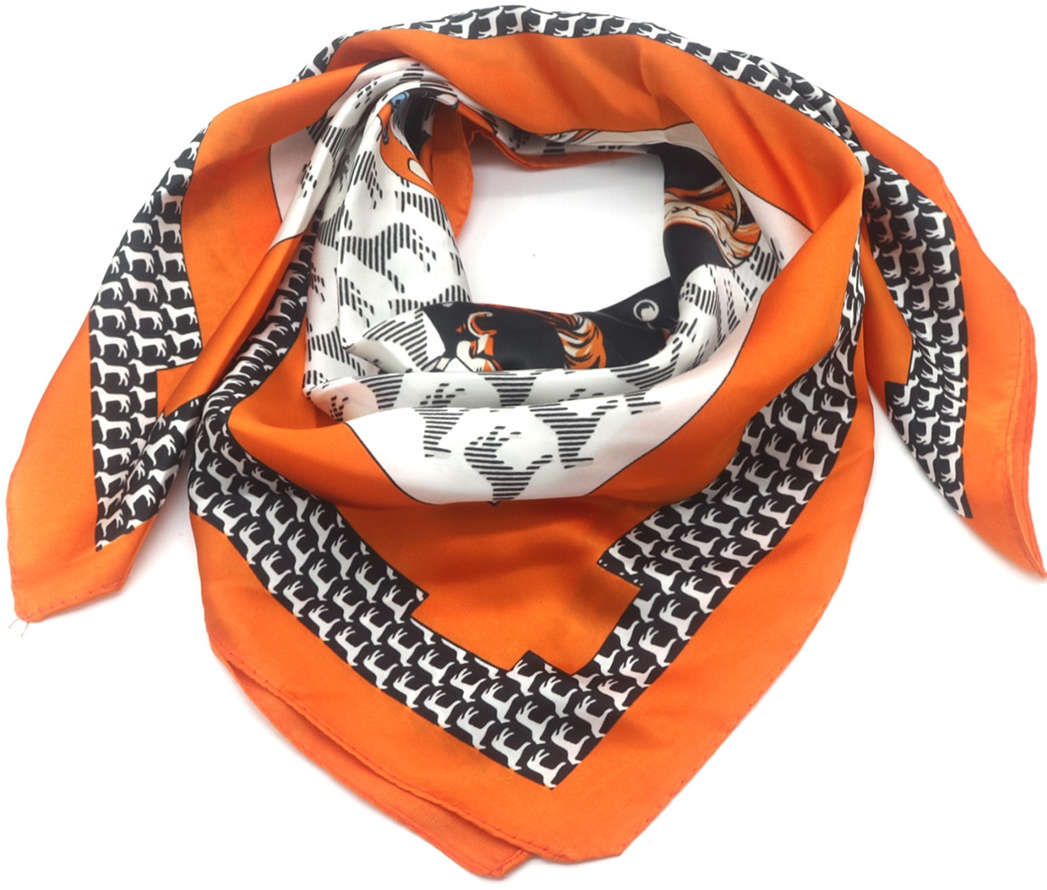 J-C6.3 SCARF815-002-2 Silk Look Scarf 70x70cm