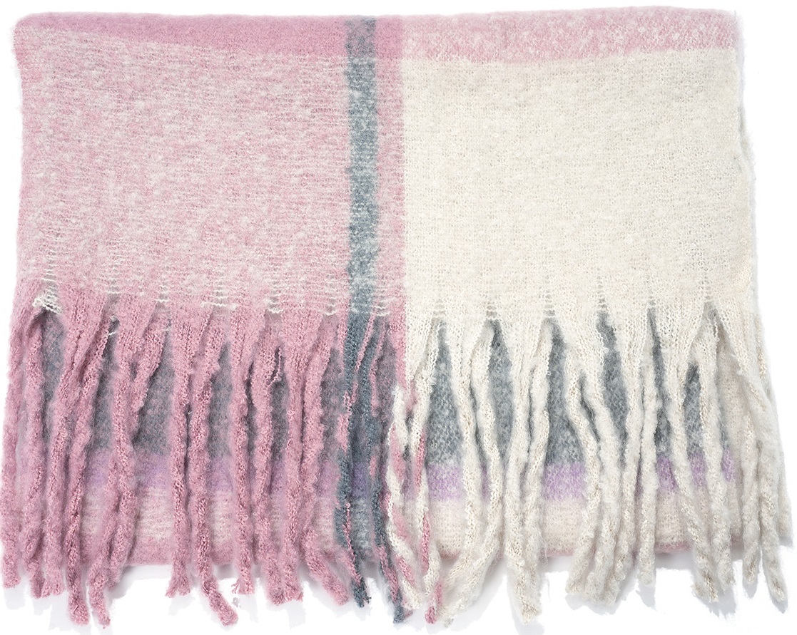 Y-C6.5  SCARF705-190-2 Soft Winter Scarf Checkered 180x50cm